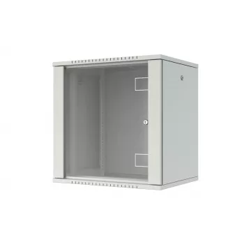 LANVIEW RWF12U45WH 12U 19-Zoll-Wandschrank mit Schnellmontage als Flachpaket, Weiß