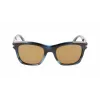 LANVIN LNV620S-425 Herren eckige Acetat-Sonnenbrille - Blauer Rahmen, graue Gläser, UV400