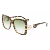 LANVIN Damen-Sonnenbrille LNV624S-236 Havana Braun Verlauf 53mm