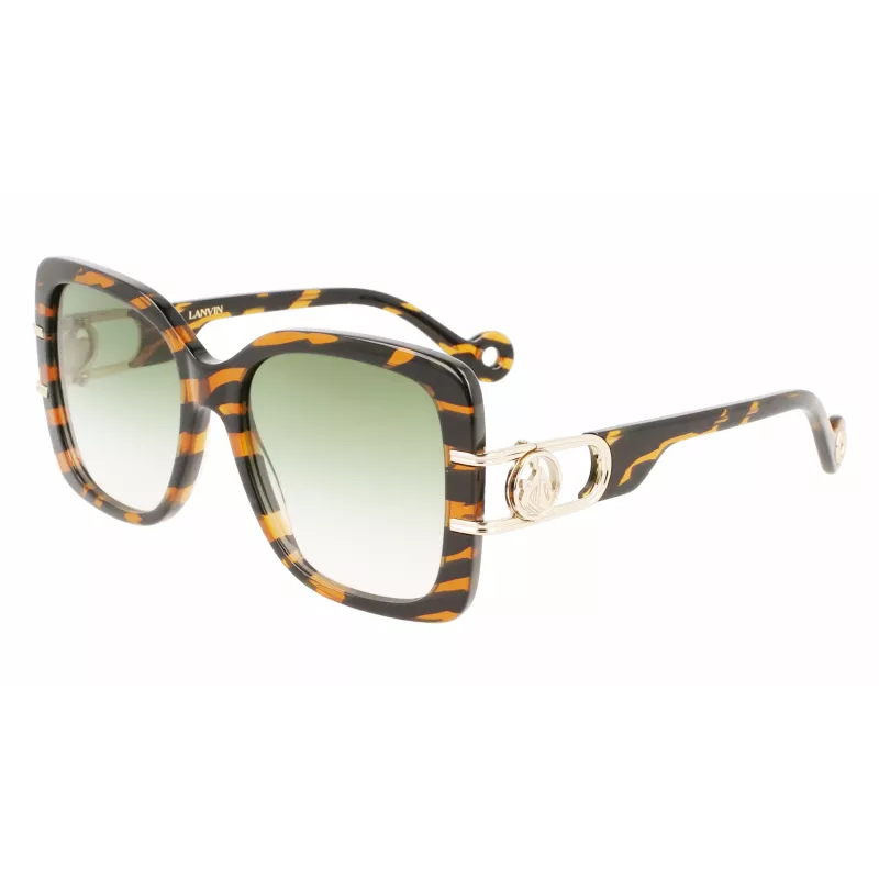 LANVIN Damen-Sonnenbrille LNV624S-236 Havana Braun Verlauf 53mm