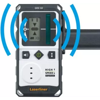 Laserliner 033.55A Linienlaser-Empfänger für Rotstrahl-Laser