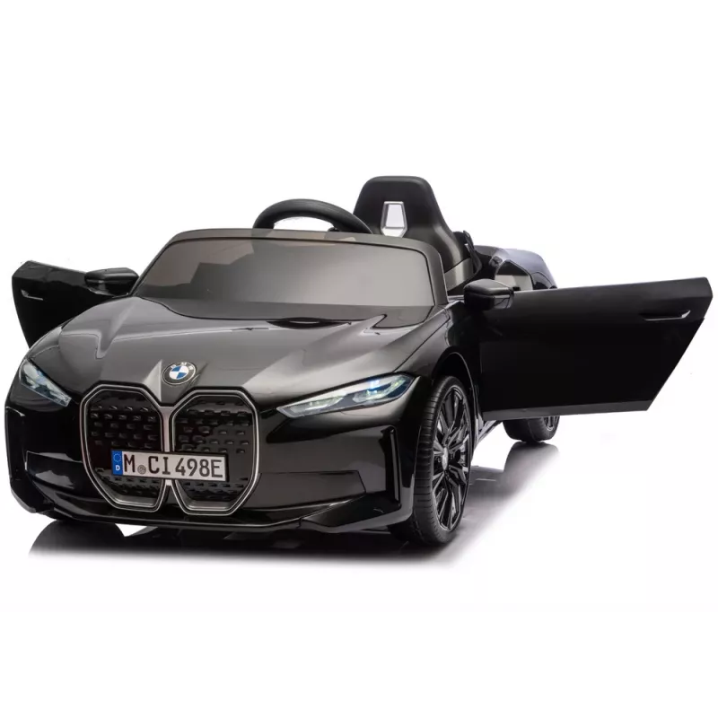 LEAN CARS BMW i4 4x4 Elektro-Kinderauto Schwarz