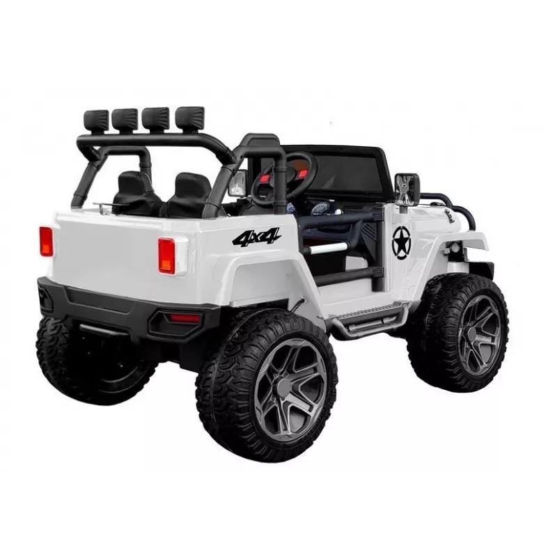 LEAN CARS Elektrisches Kinderauto WXE-1688 4x4 Weiß