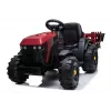 LEAN CARS Elektro-Aufsitztraktor mit Anhänger BDM0925, Rot