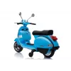 LEAN CARS Vespa Scooter Elektrisches Kinder-Motorrad - Blau