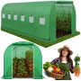 LEAN Foliengewächshaus-Tunnel PRO mit 25-mm-Rahmen 12x3x2 m 36 m²