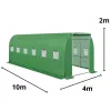LEAN Garden Folientunnel Gewächshaus PRO Gestell 25MM 10x4x2M 40M²
