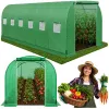 LEAN Garden Folientunnel Gewächshaus PRO Gestell 25MM 10x4x2M 40M²