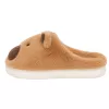 LEAN Plush Capybara Hausschuhe mit Ohren Warm Weich Beige Größe 34-35