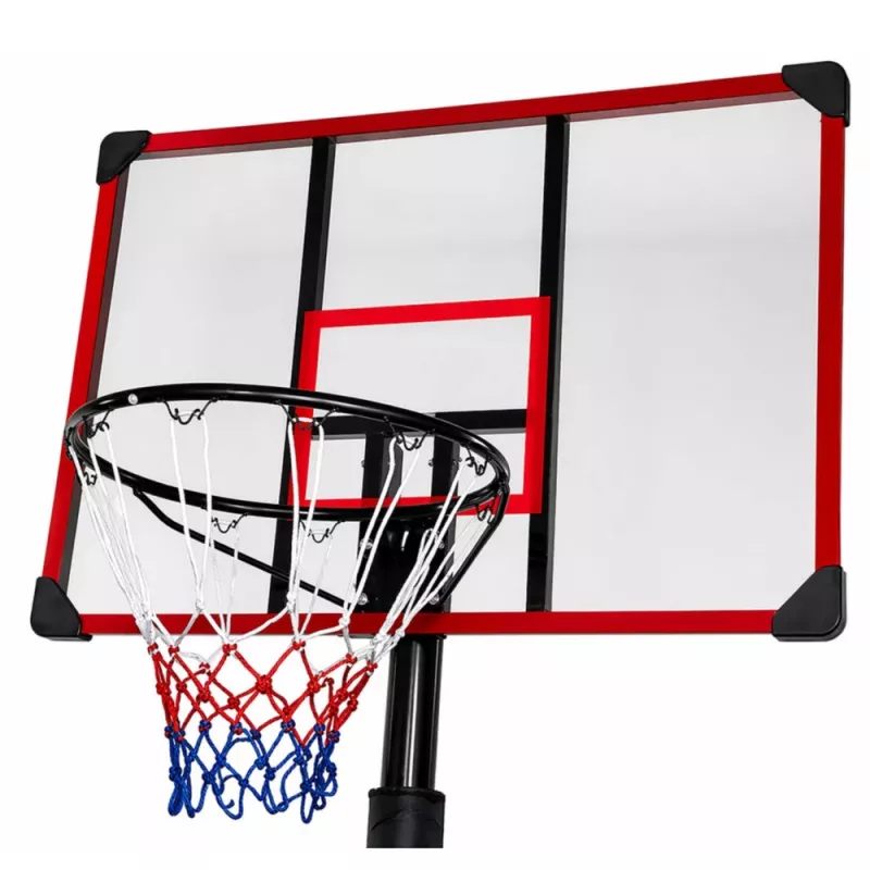 LEAN SPORT Basketballkorb Mobiler verstellbarer Ständer 200-305cm