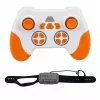 LEAN TOYS Modernes ferngesteuertes RC-Auto mit Licht, Rauch und Ladestation Orange 1:16