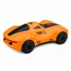 LEAN TOYS Modernes ferngesteuertes RC-Auto mit Licht, Rauch und Ladestation Orange 1:16