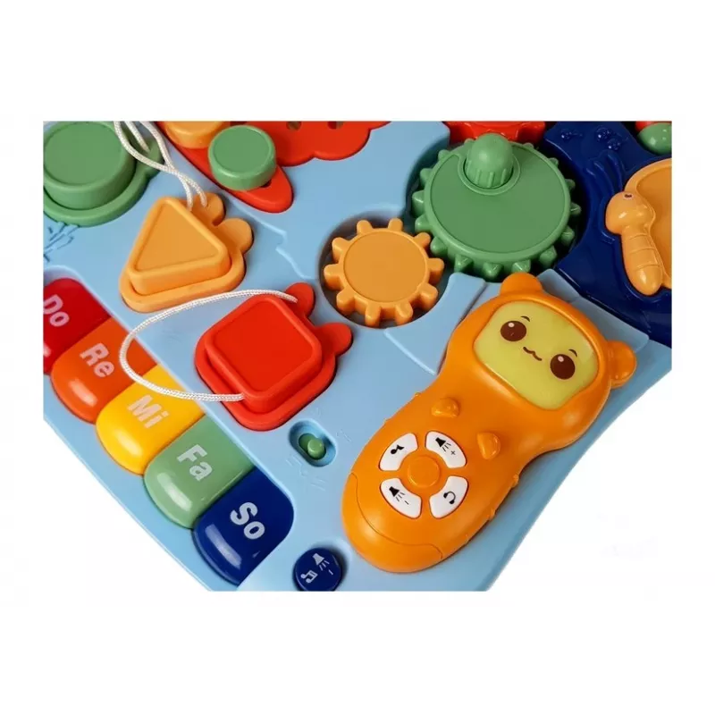 LEAN TOYS interaktiver Lauflernwagen mit Spielpaneel und Telefon 7589