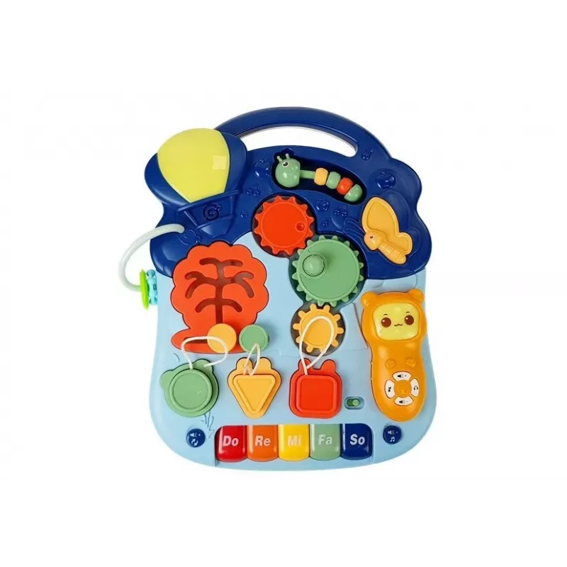 LEAN TOYS interaktiver Lauflernwagen mit Spielpaneel und Telefon 7589