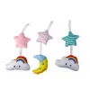 LEAN TOYS Babybett-Mobile Sky Sound Pink