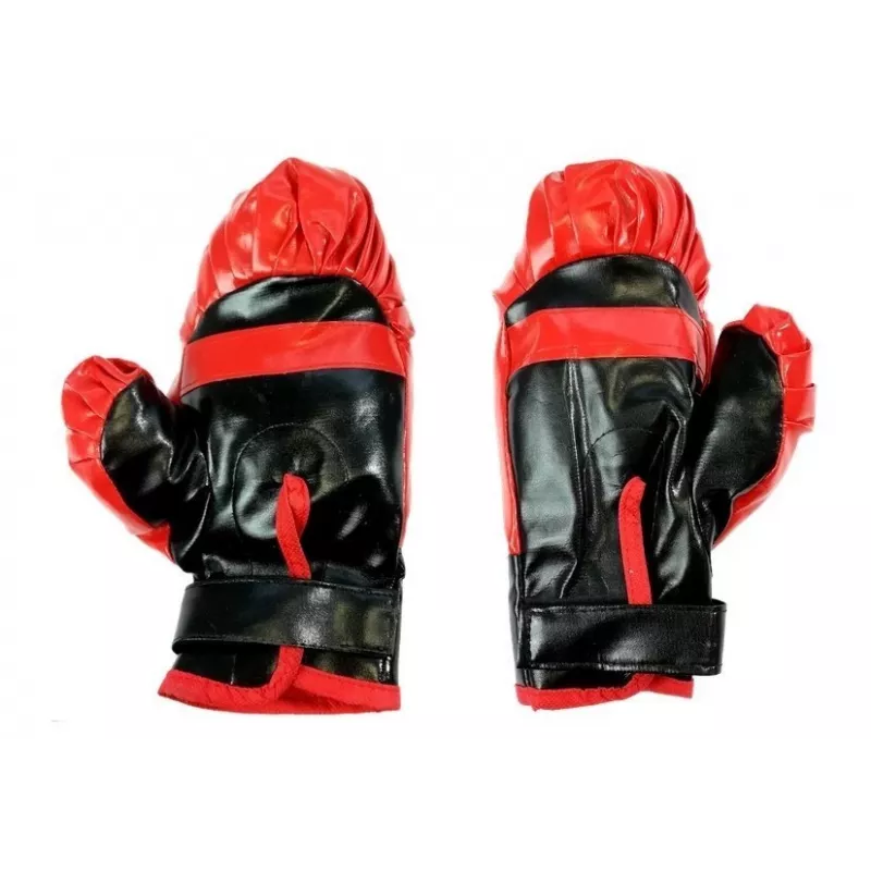 LEAN TOYS Boxer Set mit Handschuhen und Zielscheibe