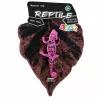 LEAN TOYS Chamäleon Gummi-Figur dehnbar realistisch lila Reptil 14 cm