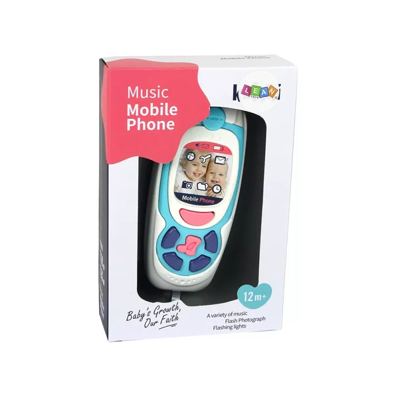 LEAN TOYS Kinder Lernhandy Melody Blue
