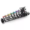 LEAN TOYS Konstruktionsbausteine Kugelbahn mit Elektromotor, 2520 Teile