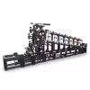 LEAN TOYS Konstruktionsbausteine Kugelbahn mit Elektromotor, 2520 Teile