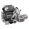 LEAN TOYS Konstruktionsbausteine Automotor V8 mit Getriebe, 2024 Teile