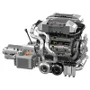 LEAN TOYS Konstruktionsbausteine Automotor V8 mit Getriebe, 2024 Teile