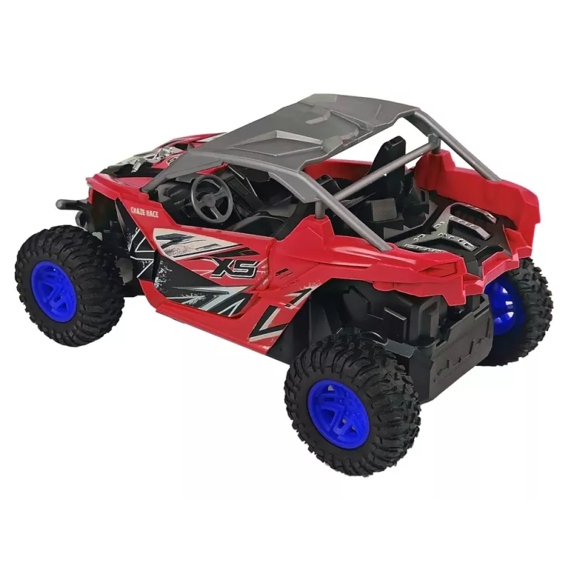 LEAN TOYS Cross Country Gelände-Fernsteuerauto 27 MHz Rot