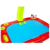 LEAN TOYS Lerntisch mit Projektor, Stuhl, Buntstiften, Magneten, Buchstaben und Zahlen