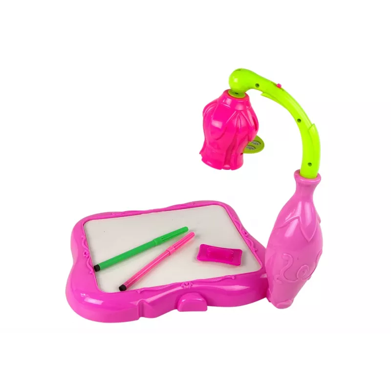 LEAN TOYS Blumenprojektor zum Zeichnen mit Zaubermarkern