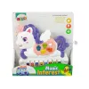 LEAN TOYS Interaktives Piano Einhorn Tiergeräusche Melodien Weiß