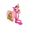 LEAN TOYS Maskottchen Interaktives Pferd Rosa Goldene Flügel Musik