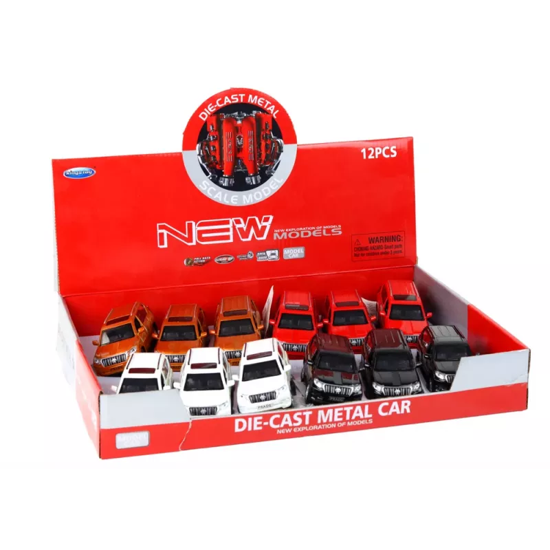 LEAN TOYS Metallauto 12 cm Soundeffekte Licht Verschiedene Farben