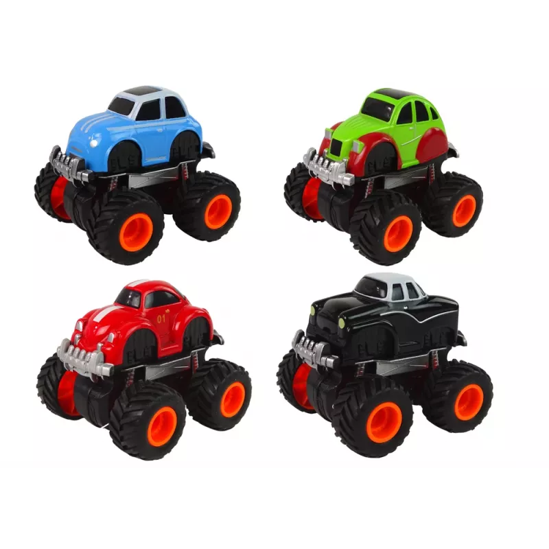 LEAN TOYS Metallauto Große Räder Verschiedene Designs HXHG08