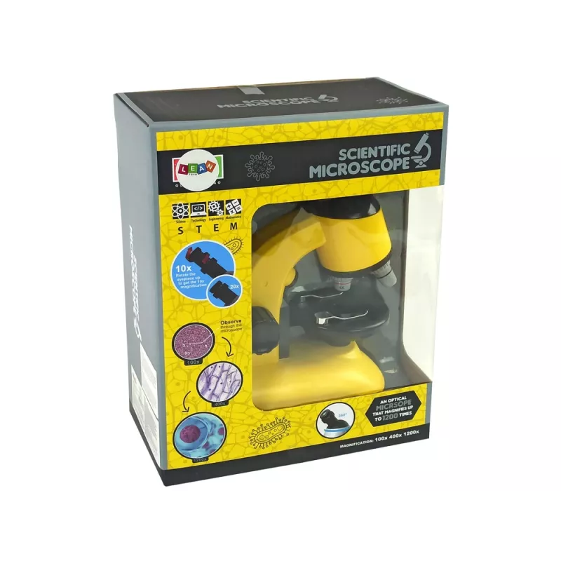 LEAN TOYS Mikroskop für kleine Wissenschaftler Lernset