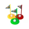 LEAN TOYS Mini-Golf-Set für Kinder, Schläger, 12-teilig