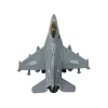 LEAN TOYS Modell eines reibungsgetriebenen Flugzeugs, Marineblau oder Grau