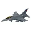 LEAN TOYS Modell eines reibungsgetriebenen Flugzeugs, Marineblau oder Grau