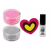 LEAN TOYS Nagellack-Set mit Spender Glitter Nagellack
