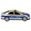 LEAN TOYS Polizeiauto 1:14 Reibungsantrieb Sounds Licht Silber