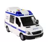 LEAN TOYS Polizeiauto mit Reibungsantrieb, Sound und Licht