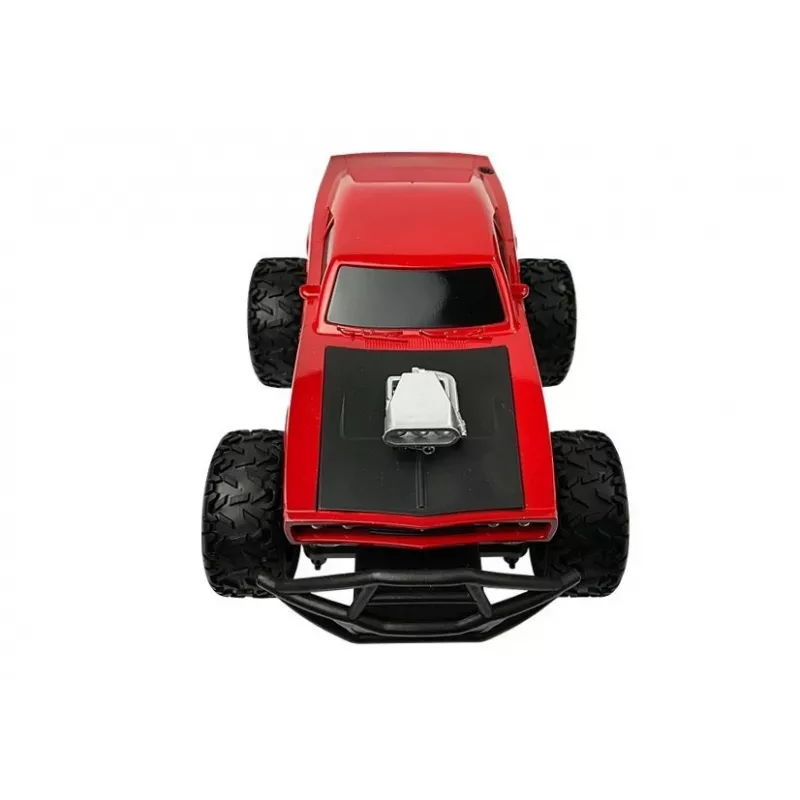 LEAN TOYS Ferngesteuertes Auto Off-Road R/C Rot High Wheels