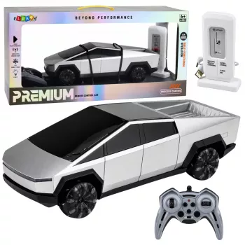 LEAN TOYS Ferngesteuerter Elektro-Pickup-Truck 1:12 mit Ladestation