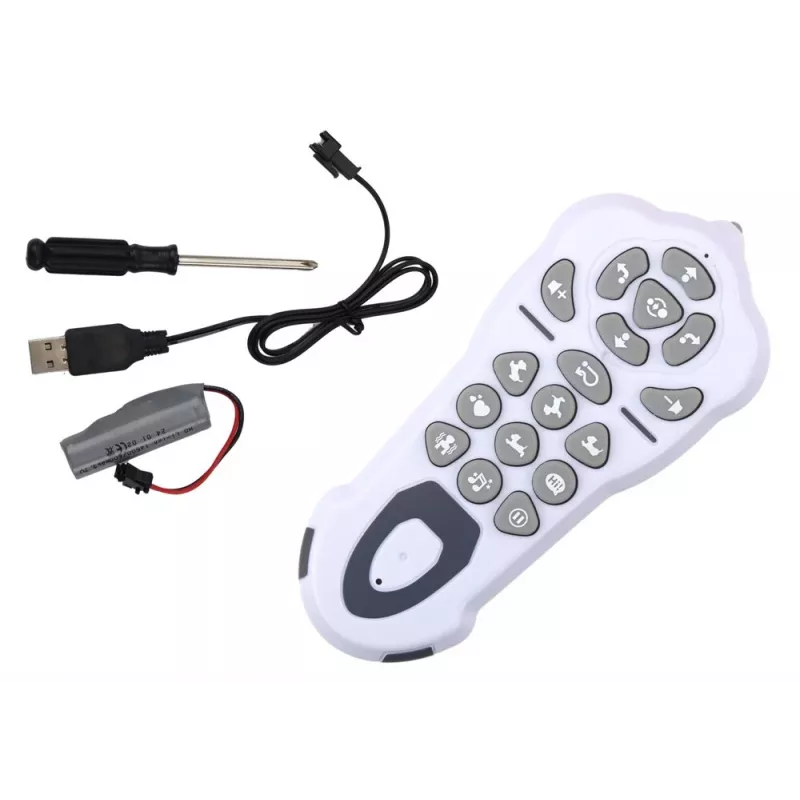 LEAN TOYS Ferngesteuerter interaktiver Roboterhund – Tanzen, Singen, programmierbare Befehle, Blau