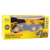 LEAN TOYS Fernsteuerbarer RC Muldenkipper Transporter Sounds 9CH 2.4G Gelb