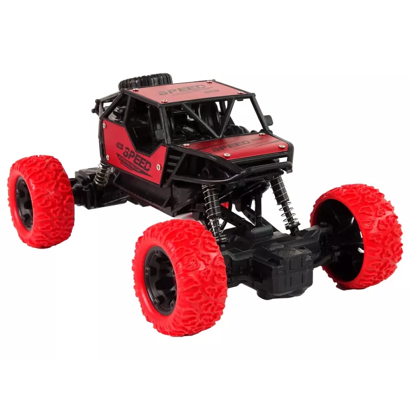 LEAN TOYS Ferngesteuertes Geländefahrzeug R/C 1:18 Rot