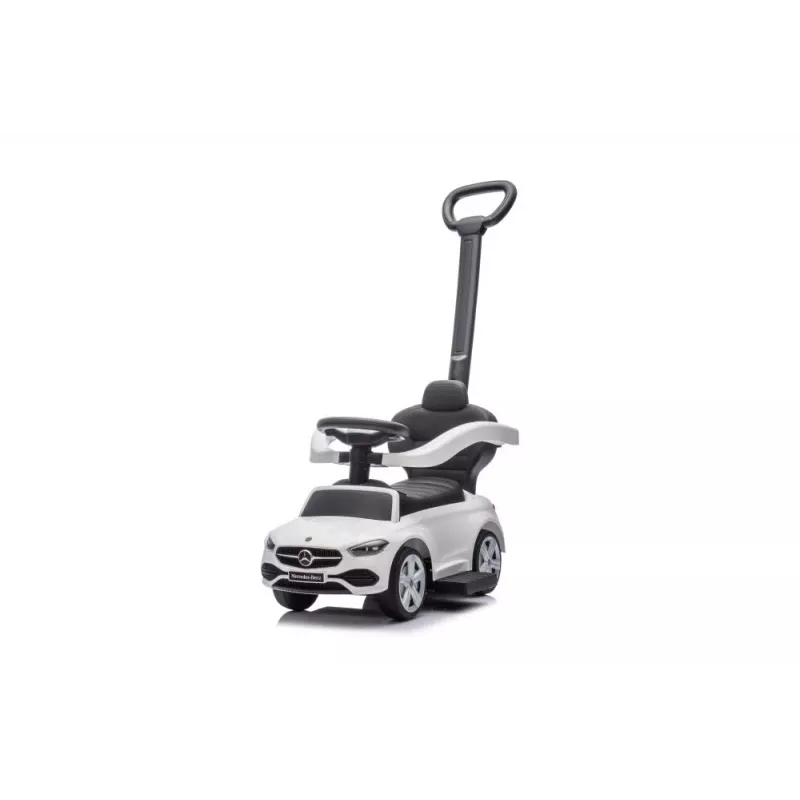 LEAN TOYS Ride-on mit Schiebestange Mercedes 3in1 Weiß