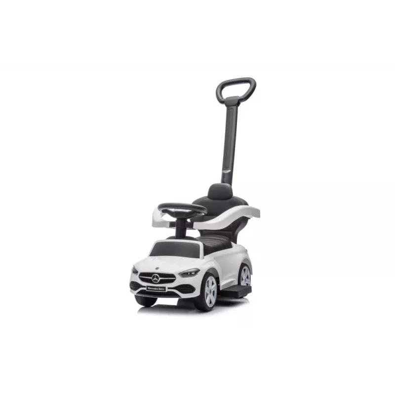 LEAN TOYS Ride-on mit Schiebestange Mercedes 3in1 Weiß