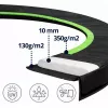 LEAN TOYS Federabdeckung für 12ft Trampolin LEAN SPORT PRO – UV-beständiges PVC, Blau