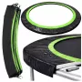 LEAN TOYS Federabdeckung für 12ft Trampolin LEAN SPORT PRO – UV-beständiges PVC, Blau
