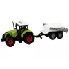 LEAN TOYS Traktor für Kinder mit Anhänger Bauernhofauto